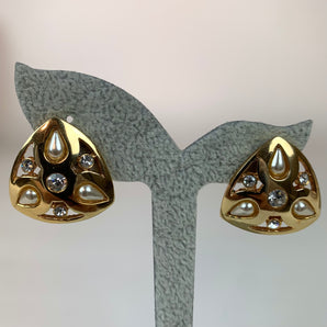 Vintage Triangle Earrings