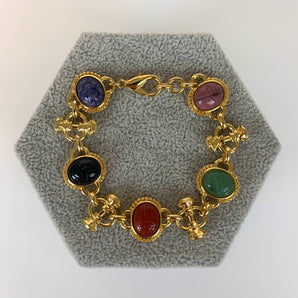Vintage Multicolored Stones Bracelet