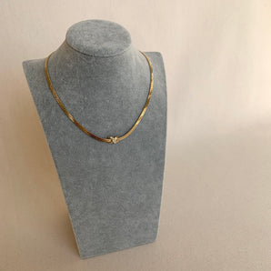 Vintage Gold Infinity Necklace