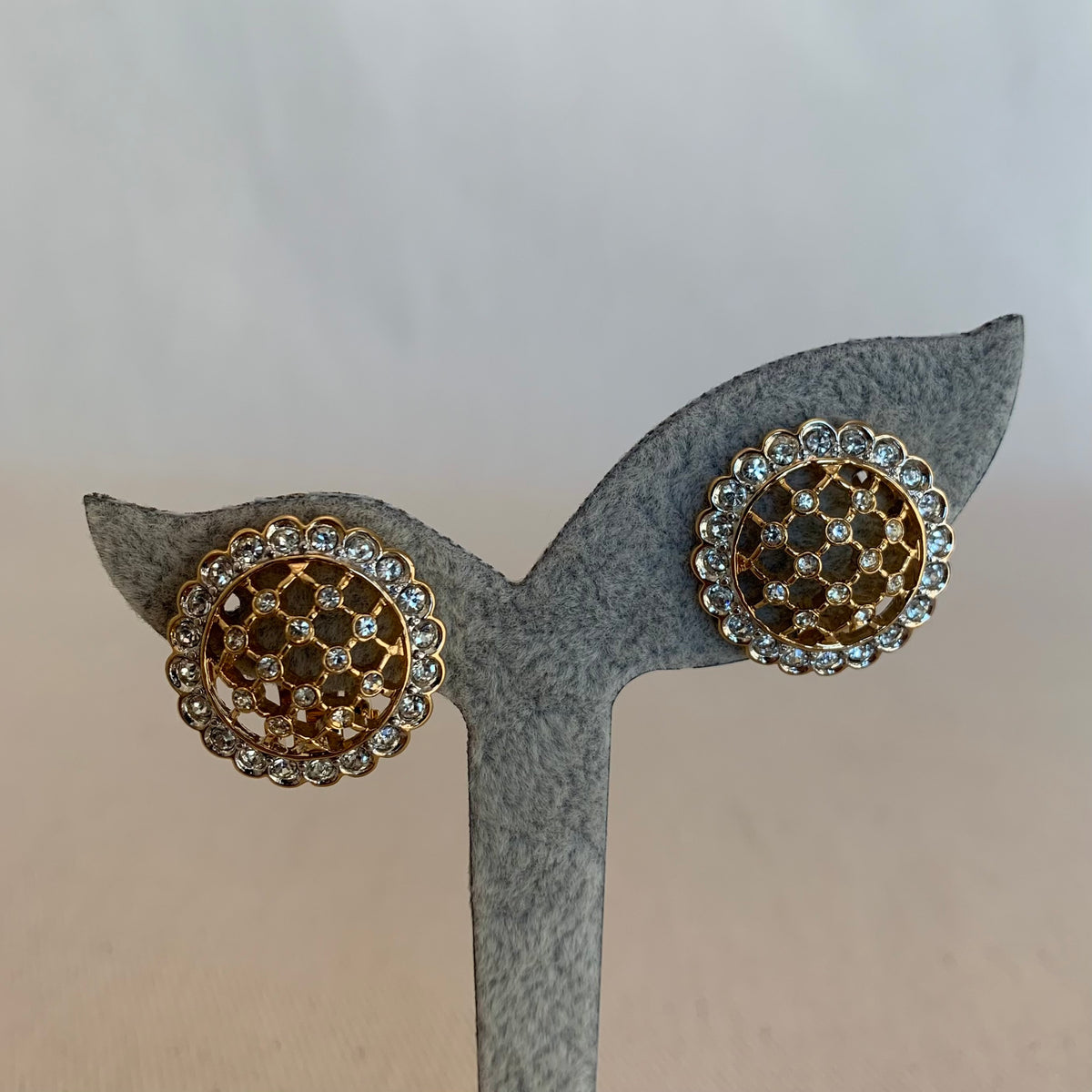 Clips D'oreilles Vintage En Argent 925 Nina Ricci - Bijou Ancien, Fermoir Clip - Occasion